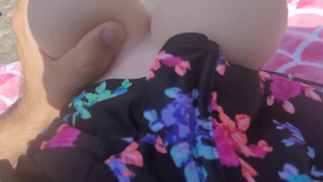 YOUR PUSSY OUTSIDE WHILE SUNBATH, LOUD SEXY MOANING