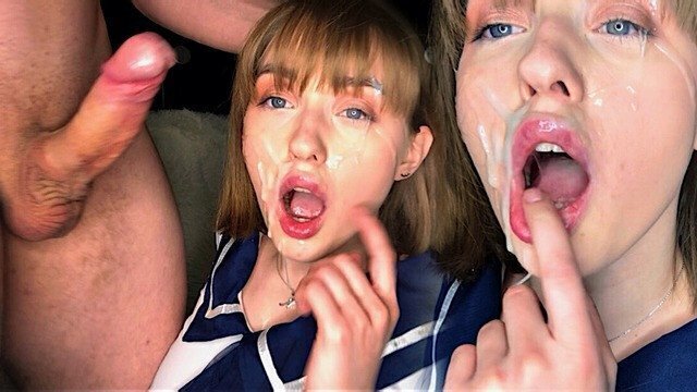 Горячая Школьница Сосет Трахается Киску, Прежде Кончат Лицо. Лицо Сперме.