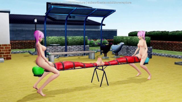 Let's Play Seesaw (Yuri Bondage Sex)