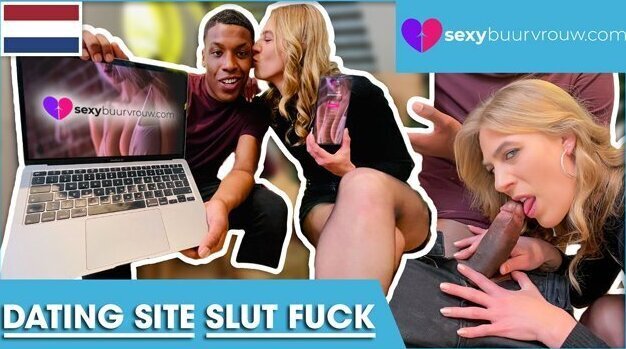 INTERRACIAL! DUTCH YouTuber railed SLUT (Porn from Netherlands)! SEXYBUURVROUW