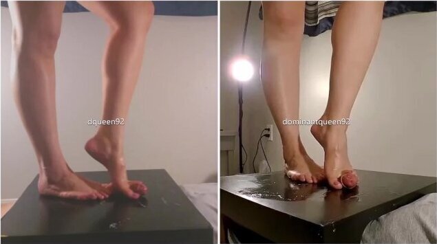 Amateur Cock Crushing Footjob 7