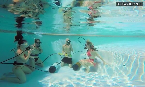 Couple films couple Sasalka Jason underwater fucking