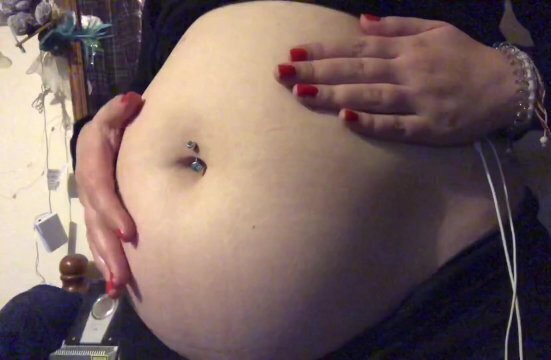 Swollen Belly Girl's Noisy Belly