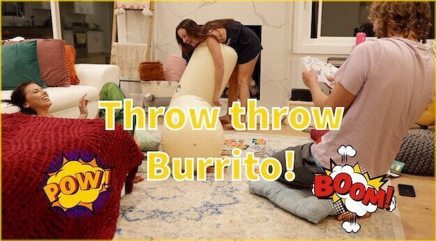 Playing Throw Throw Burrito With Adriana Chechik