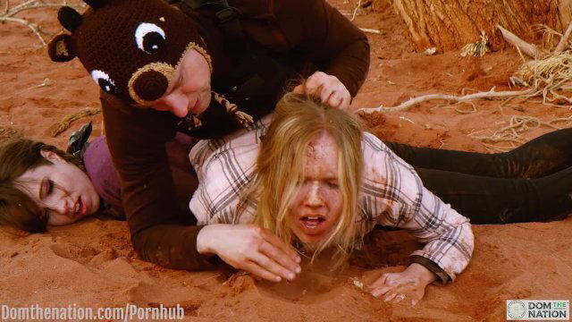 rough fucking kinky BDSM play session with girls great outdoors