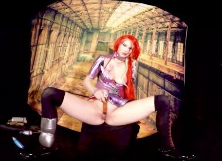 Ariela Donovan Cosplay 3DVR dildo masturbation theme Future warrior girl