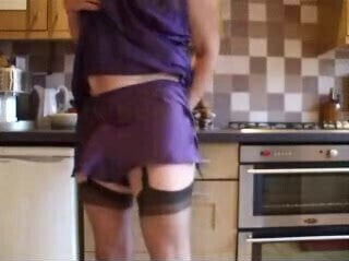 Aunties satin french knickers