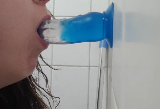 trying practice blowjob skills