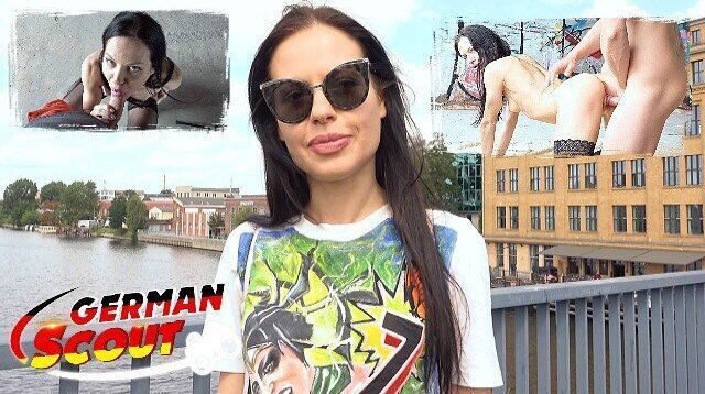 GERMAN SCOUT - SKINNY MILF ALLATRA PICKUP AND ROUGH PUBLIC FUCK AT BERLIN LOST PLACE