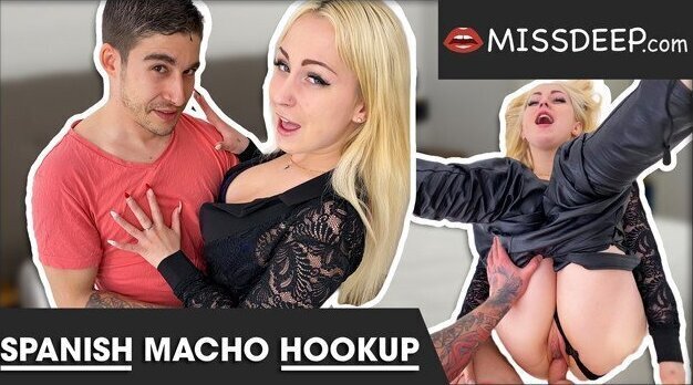 SPANISH YouTuber bangs Blonde CUTIE! MISSDEEP