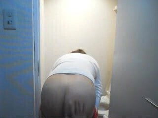 Pussy of Fujiko was robbed after the enema 2