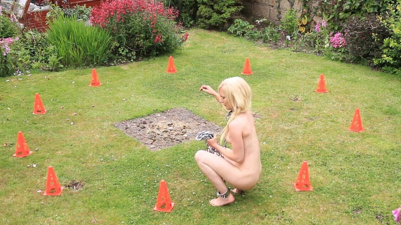 trained on the grass