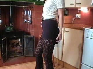 British Blonde Mature Does Striptease And Toys Her Pussy 