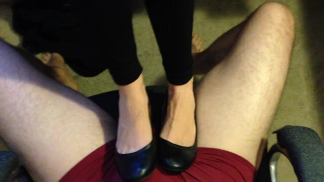 Ballet Flats Shoejob POV High Arches Toe Cleavage Well Worn Dirty Flat Shoes
