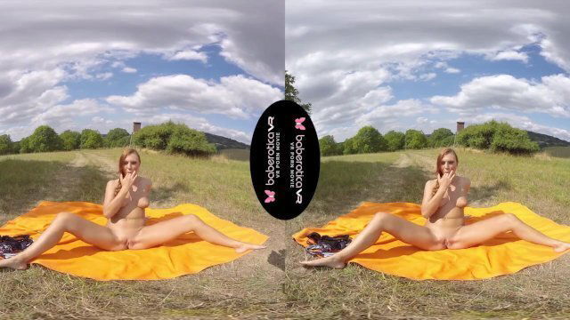 Solo gal, Ornela Morgan moaning while cumming,