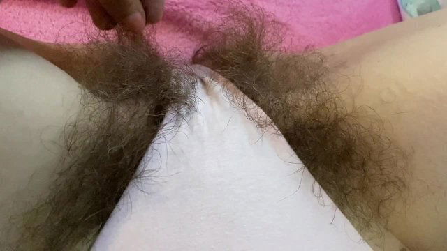 Edging orgasm making panties with pussy juice hairy bush clit cutieblonde