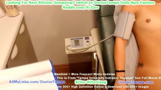 $CLOV - Become Doctor Tampa & Give Gyno Exam To Latina Angel Oaks As Part Of Her University Physical