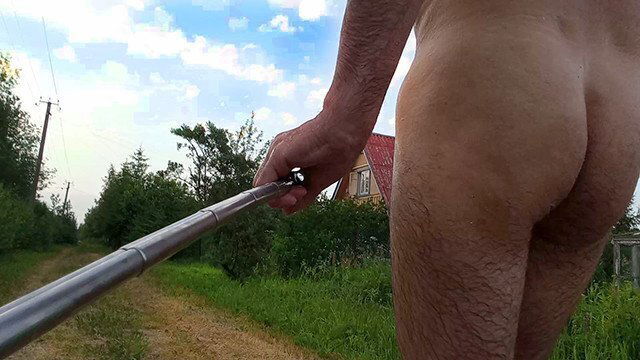 Village Exhibitionist Goes Public Pond Swim