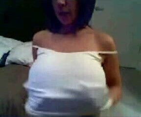 26 yo girl with big tits strip on webcam