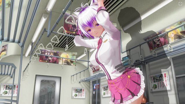 HENTAI Schoolgirl didn't wear panties train (PART