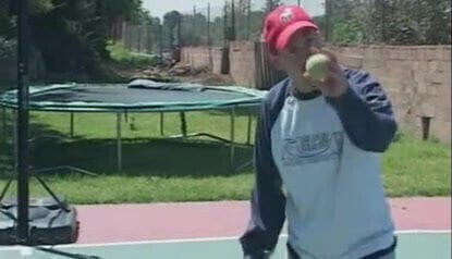 Dirty MILF Angelina Eats The Tennis Coach Ass