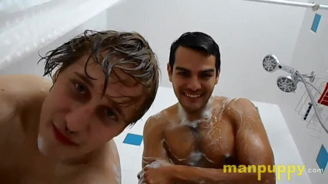Sexy Giant Boyfriends Shower Sebastian Cums Elis Ataxxx Manpuppy