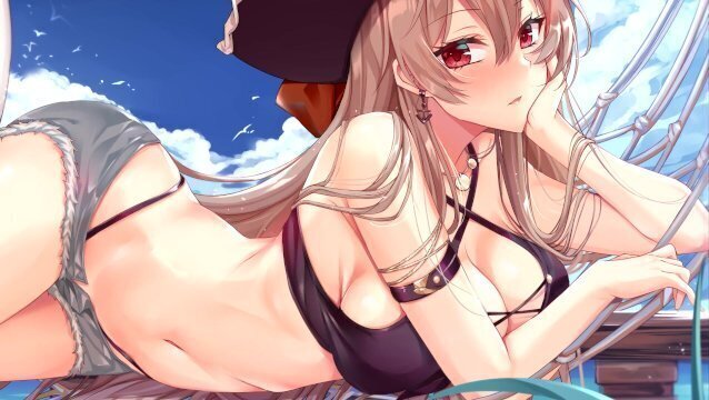 beach trip with Jean Bart Hentai [Rogue]