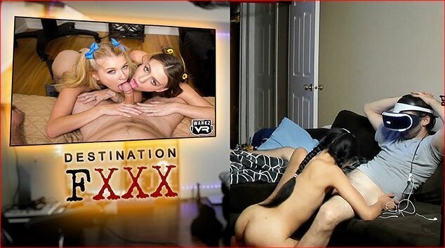 Fucking My Wife with Alex Blake and Arya Faye VR Foursome Huge Cumshot / onlyfans/destinationfxxx