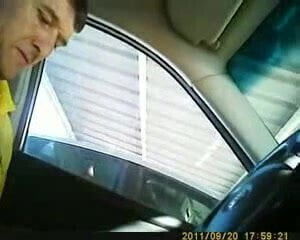 dad quickie in the car