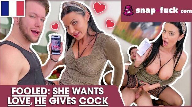 FRENCH: MILF from France wanted cute date fucked her: KINSKI SNAP-FUCK