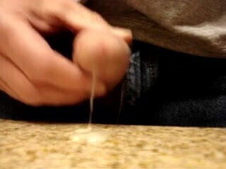Jerking off my cock and cum