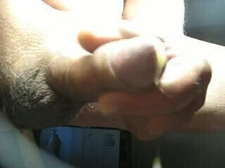 Grandpa close cumshot upclose