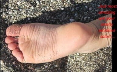 Kiki's sexy toes soft soles.