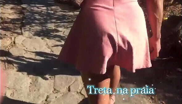 Passeio praia tocar siririca livre. Completo