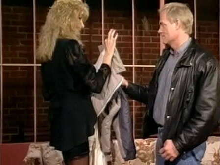 Lusty pilot chocolate runway invites fair-haired hottie with huge melons Tina Owen dance back door boogie after skiing trip