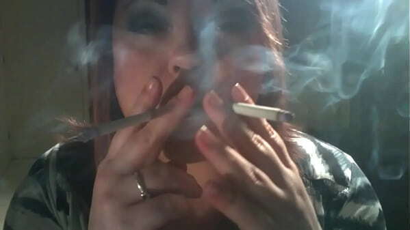 British Mistress Tina Snua Wants Smoke Slave Smokes Cigarettes Once