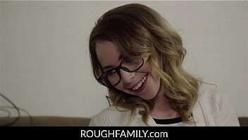Nerdy Sister Needs Brother'_s Cock for Education | RoughFamily.com