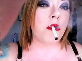 Mistress Tina Snua Smoking Filterless Cigarette