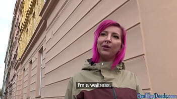 Redhead russian babe gets sex doggystyle