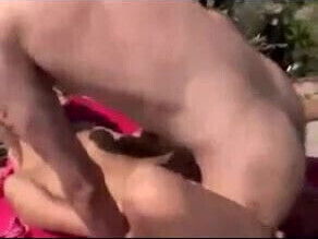 Russian couple in nature