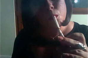 British Mistress Tina Snua Chain Smokes Cigarettes