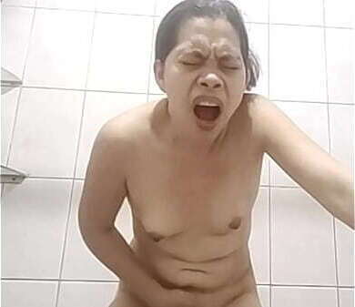 Asian Fuck Slut wifey masturbating! Fantasizing she'_s fucking husband friend! Cums hard!