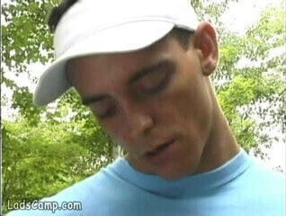 Lonely twinky walker gets ass-shagged in the woods