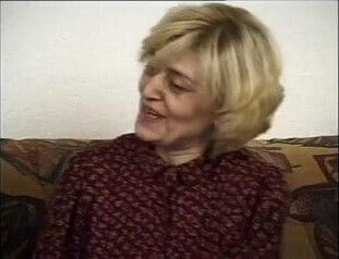 Hairy German Mature fucks young