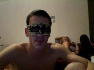 Coeds amateur gangbang