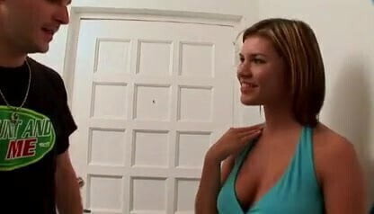 LLivng Blue Top Huge Tits