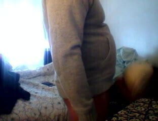 Dominican Tranny Swallows Hairy Italian Bouncer