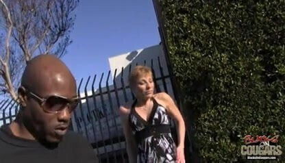 Granny Gemma ass fucked by black guy