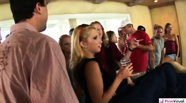 Hostess with mostest Lexi throws party there's