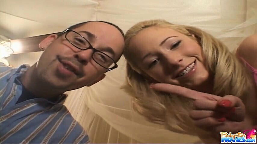 Young teenie babysitter Hilary Scott getting fucked hard!